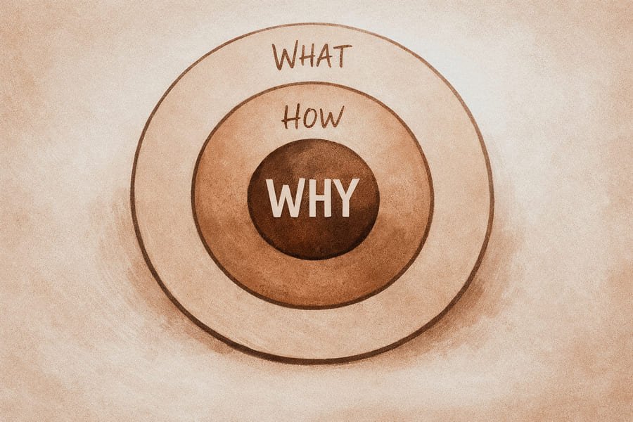 Primeiro método de definição de metas: golden circle